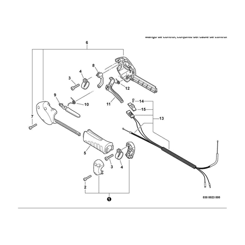 Control Handle, Control Cable Assembly