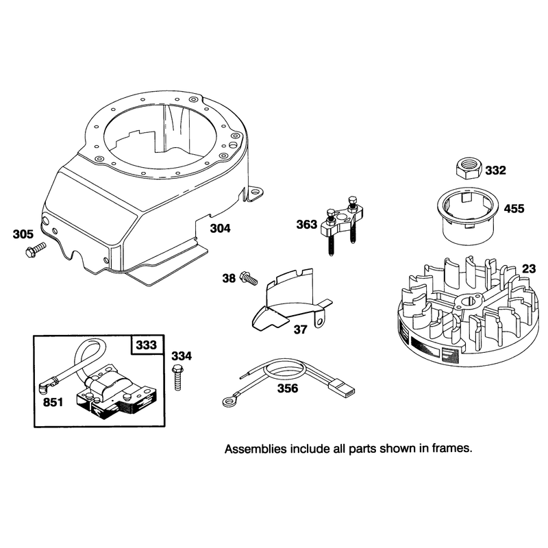 Engine Briggs and Stratton Model 122701-0206-01