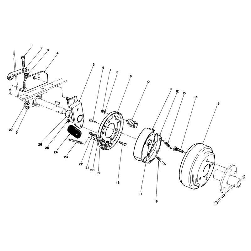 Brake Kit Model No 30758 Optional