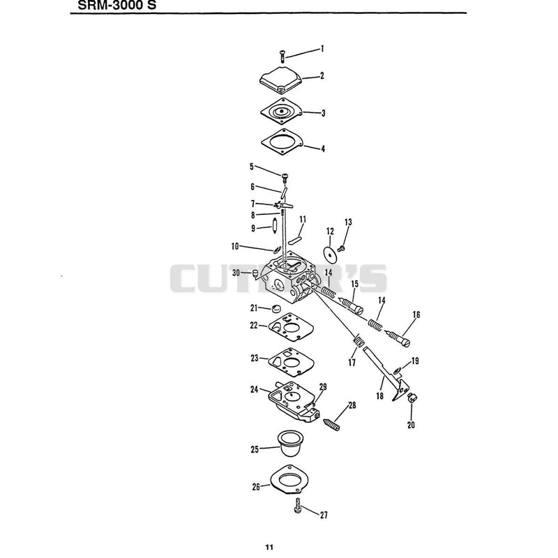 Carburetor C1U-K21A Includes The Following Items