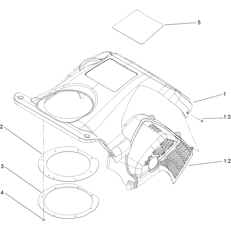 Upper Shroud Assembly No. 106-4731