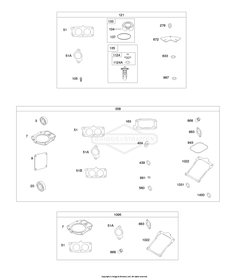 Carburetor Overhaul Kit, Engine/Valve Gasket Set