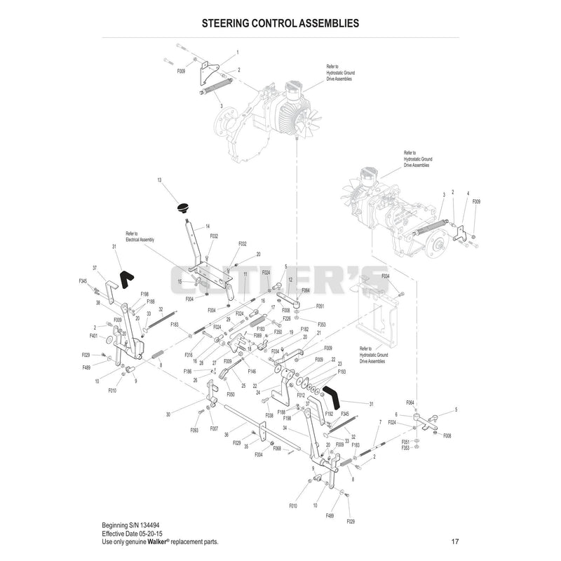 Steering Control Assemblies
