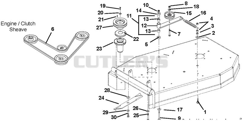 32" And 36" Belts, Idlers And Blades