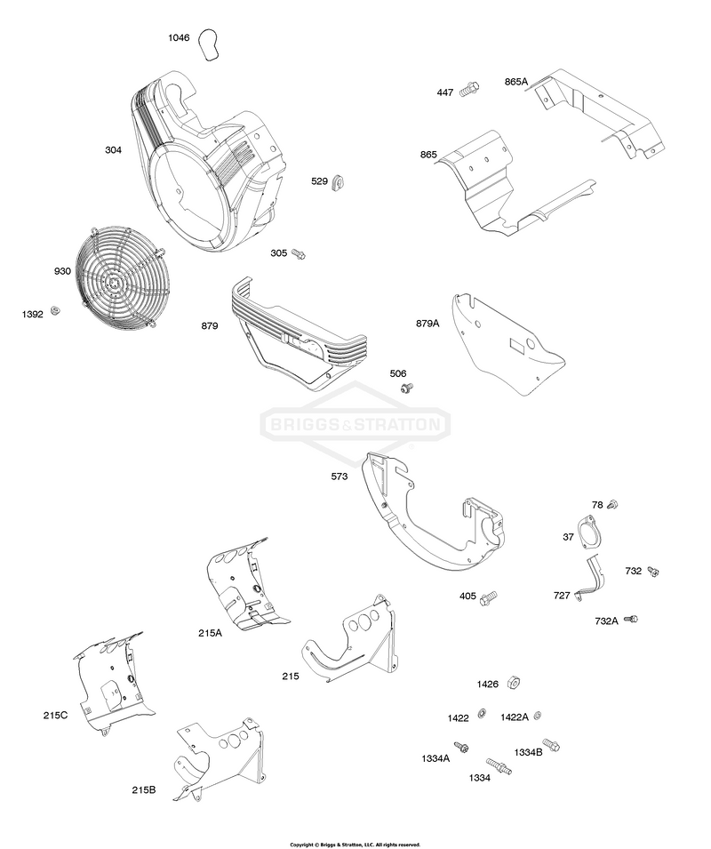 Blower Housing, Air Guides
