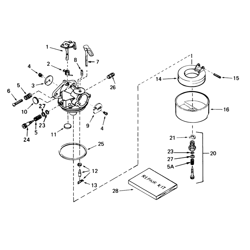 Carburetor No. 632334