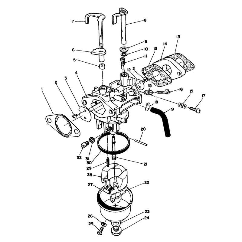 Carburetor Assembly Model No Vmk9