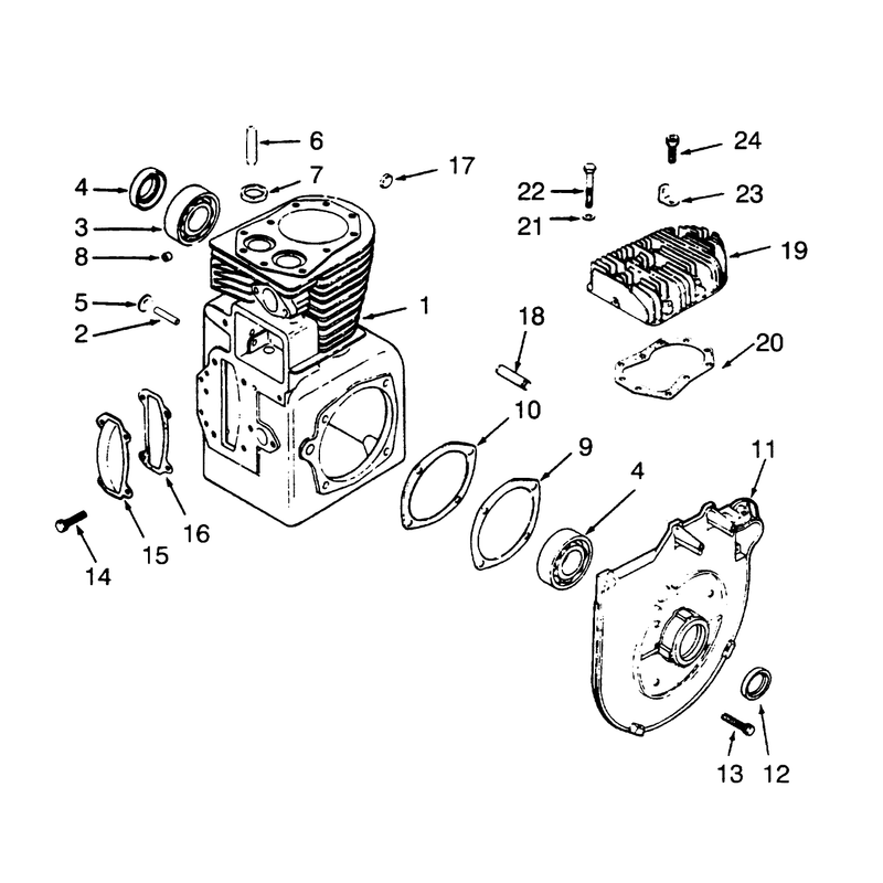 Crankcase and Cylinder Head