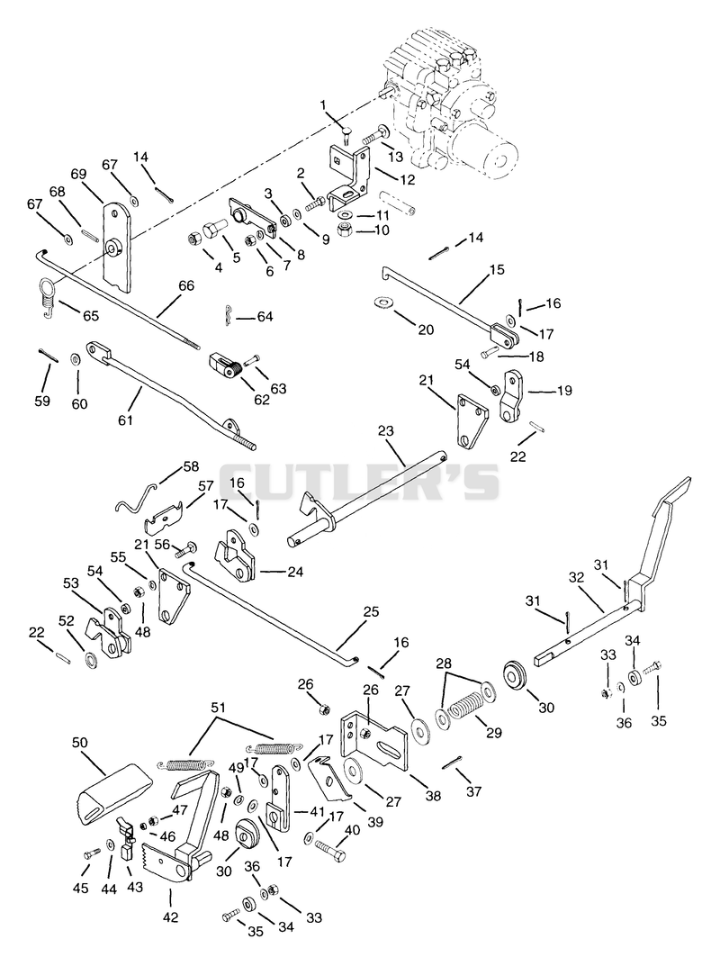 Neutralizer And Brake Linkage