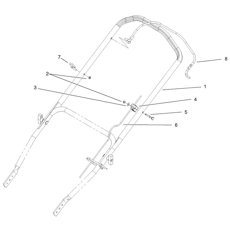 Upper Handle and Control Assembly