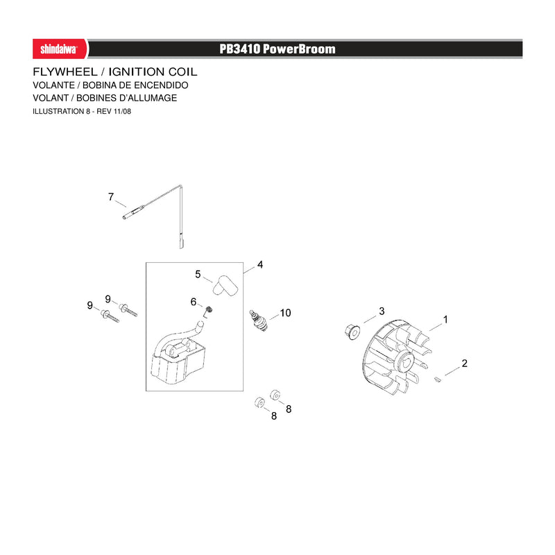 FLYWHEEL / IGNITION COIL