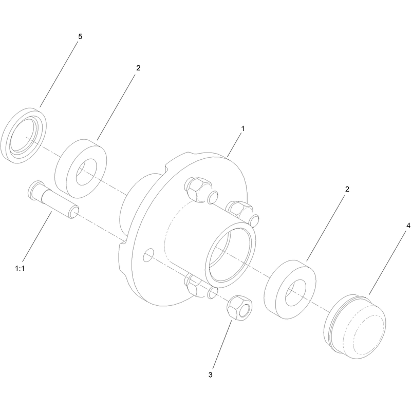 Hub Assembly No 139-1328