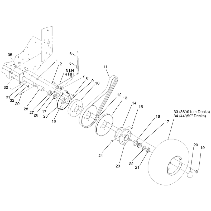 Wheel Drive and Brake System Assembly