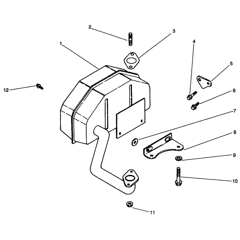 Exhaust Engine Kohler Model No Cv14 S 1429 Continued