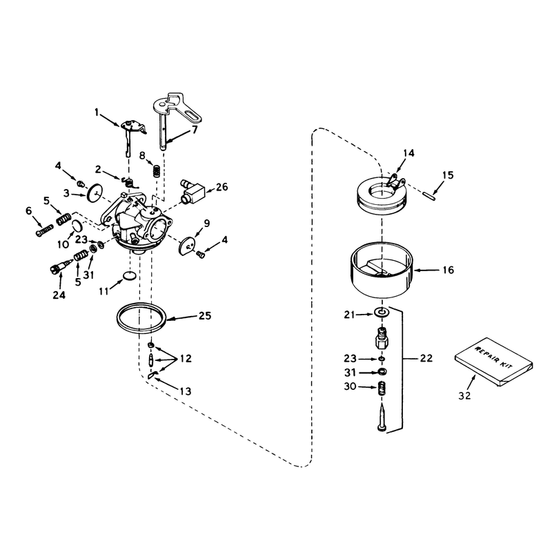 Carburetor No. 632107