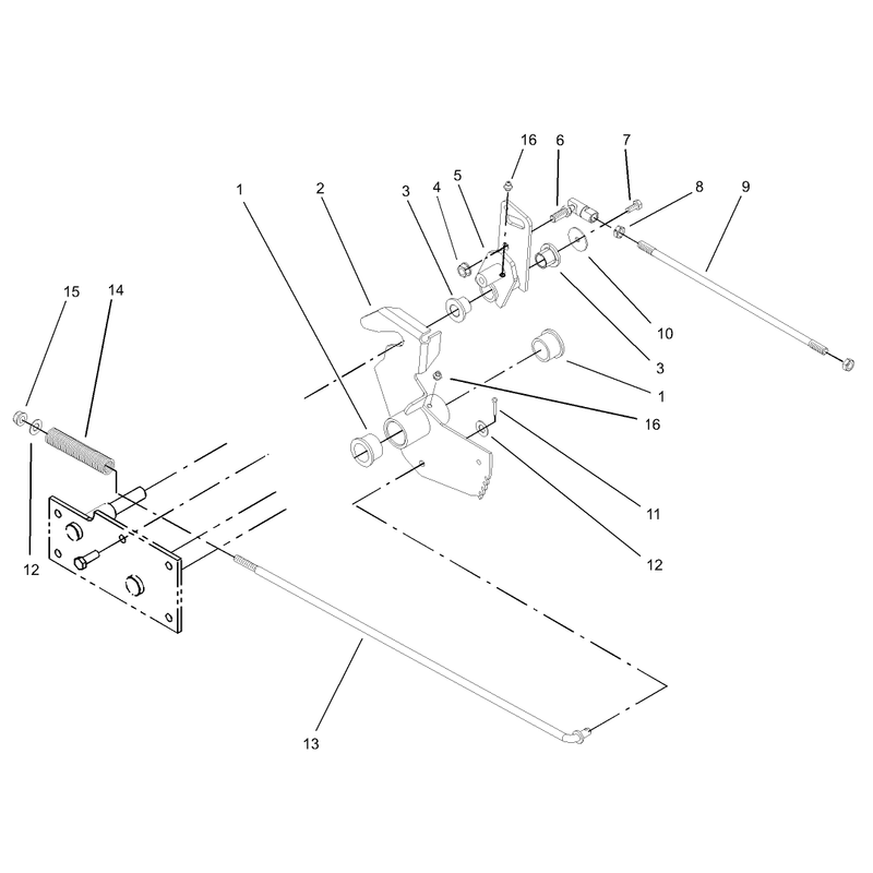 Lower Parking Brake Assembly