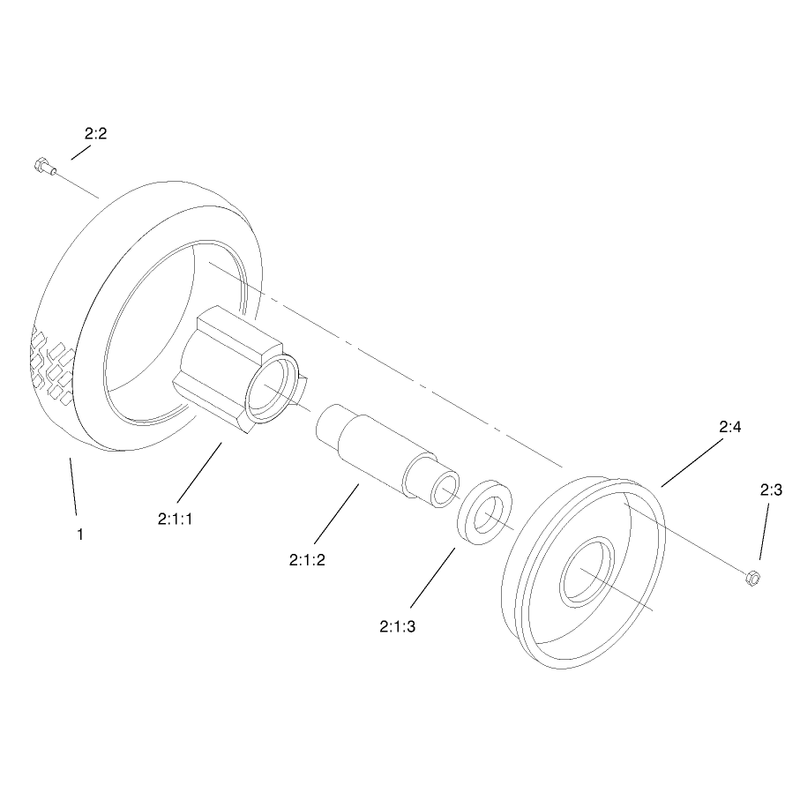 Front Tire and Wheel Assembly