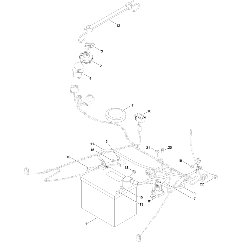 Battery and Electrical Assembly
