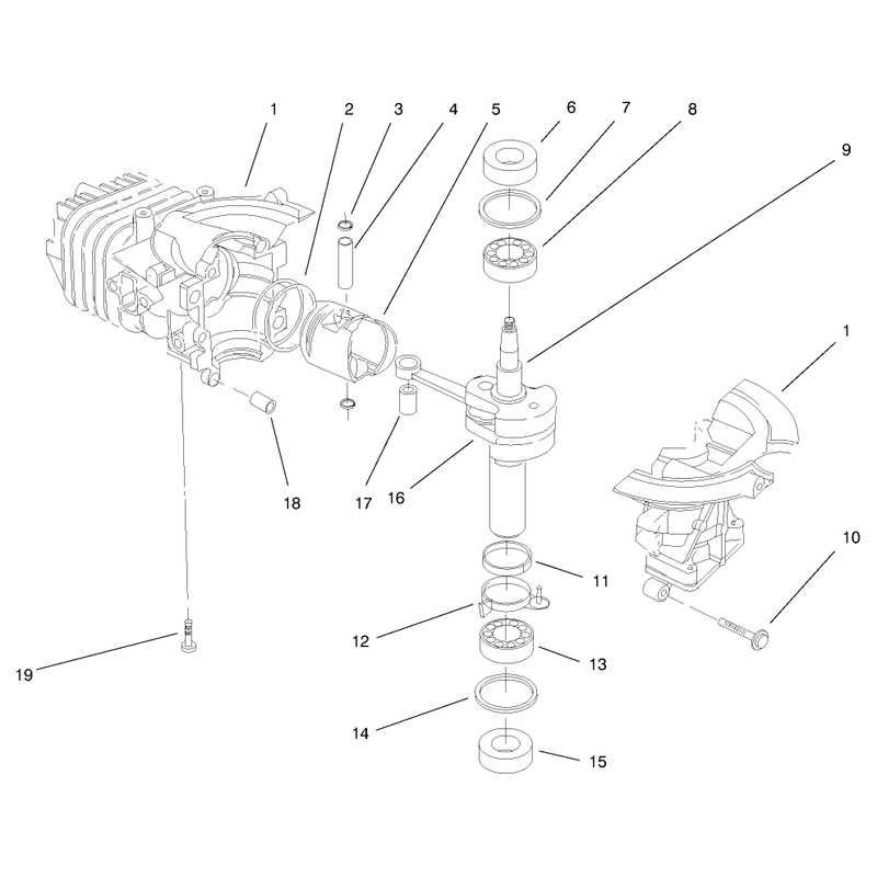 Engine Assembly (model No. 38430 & 38431)