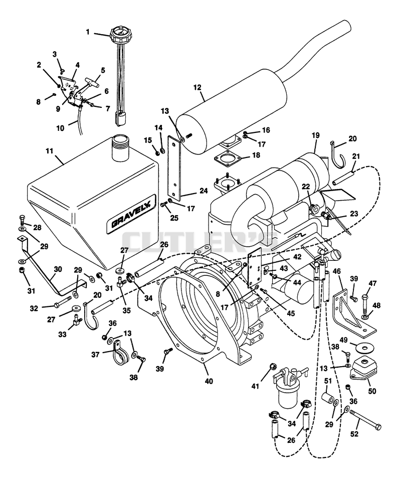 ENGINE, FUEL AND EXHAUST