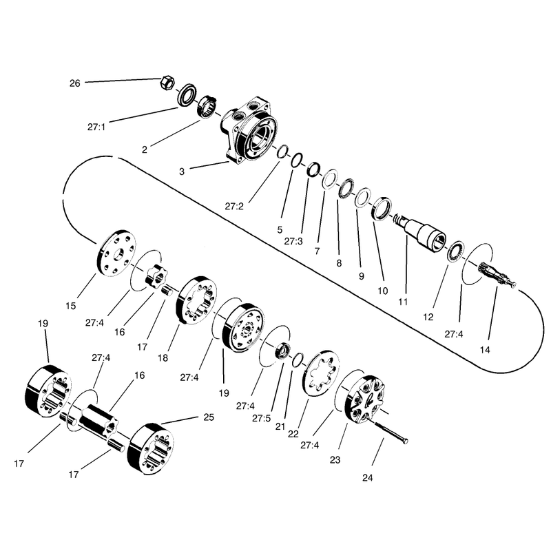 Wheel Motor Assembly No 82-8230