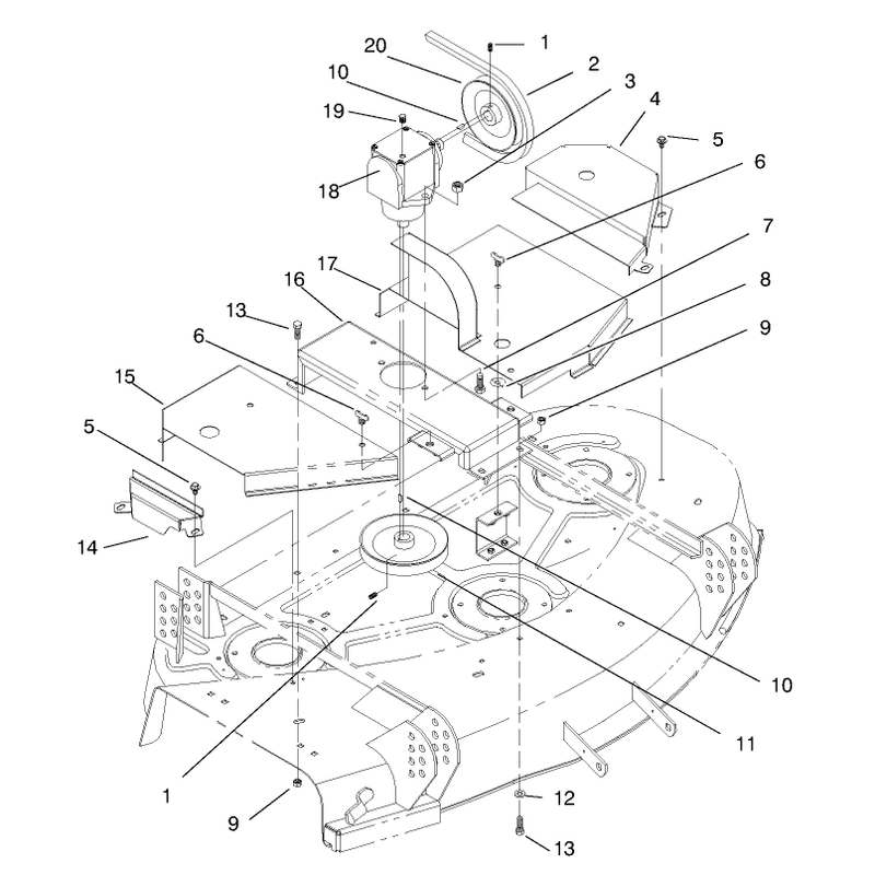 Covers Gearbox and Gage Wheel