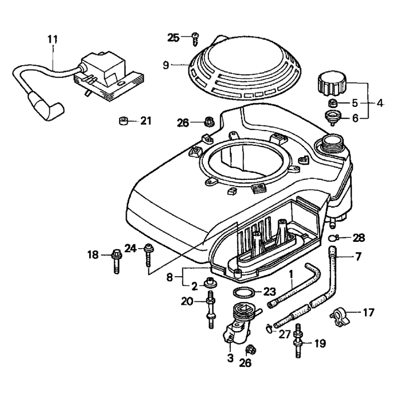 Fan Cover Assembly Honda GXV160K1-A1