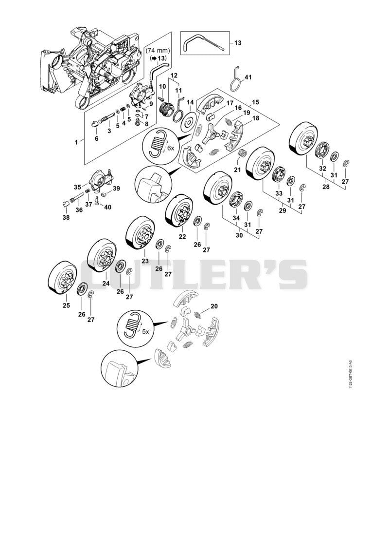 Oil pump, Clutch