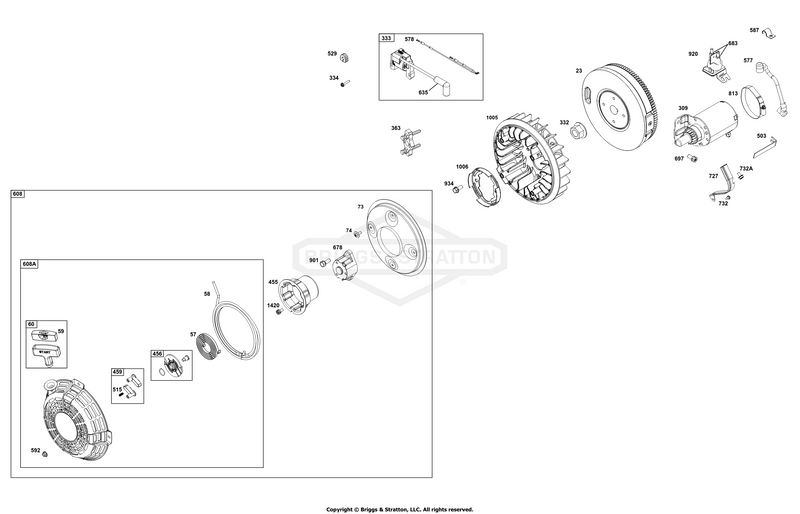Flywheel, Ignition, and Starter Group