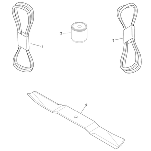 MVP Filter Belt and Blade Kit No 112-5000