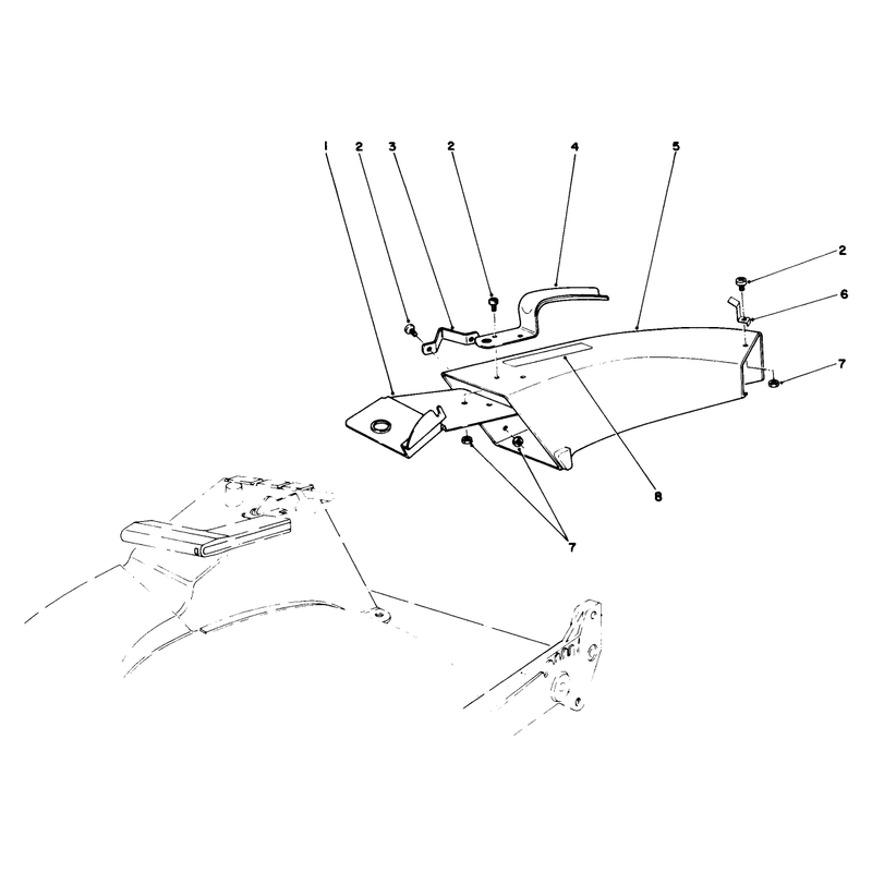 Side Discharge Chute Model No 59108 Optional