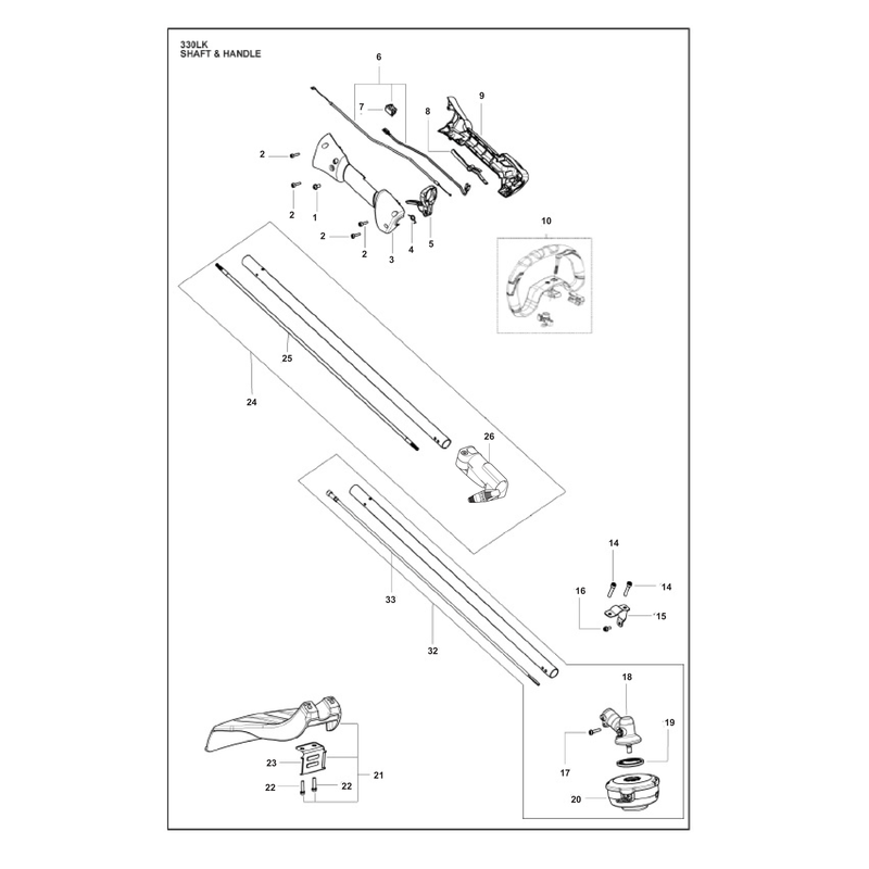 SHAFT AND HANDLE