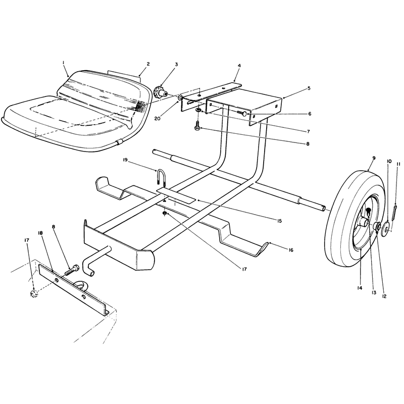 Sulky Kit Model No 30122 Optional