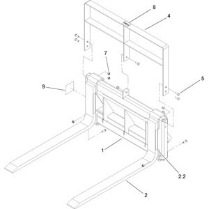 Adjustable Forks Assembly
