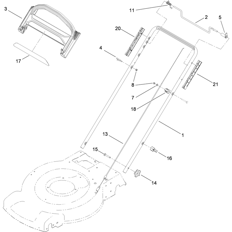 Upper Handle Assembly