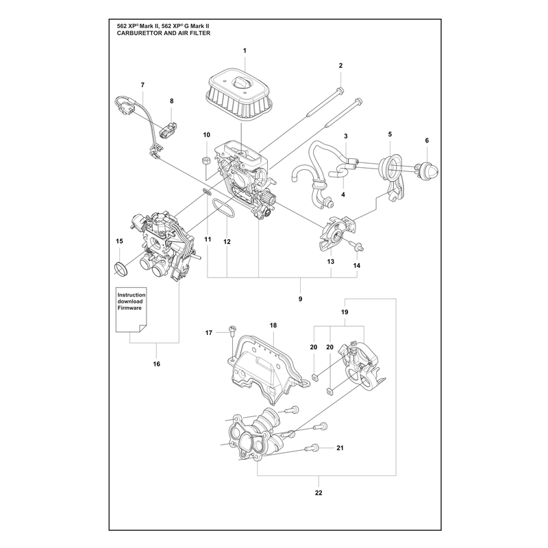 CARBURETOR AND AIR FILTER