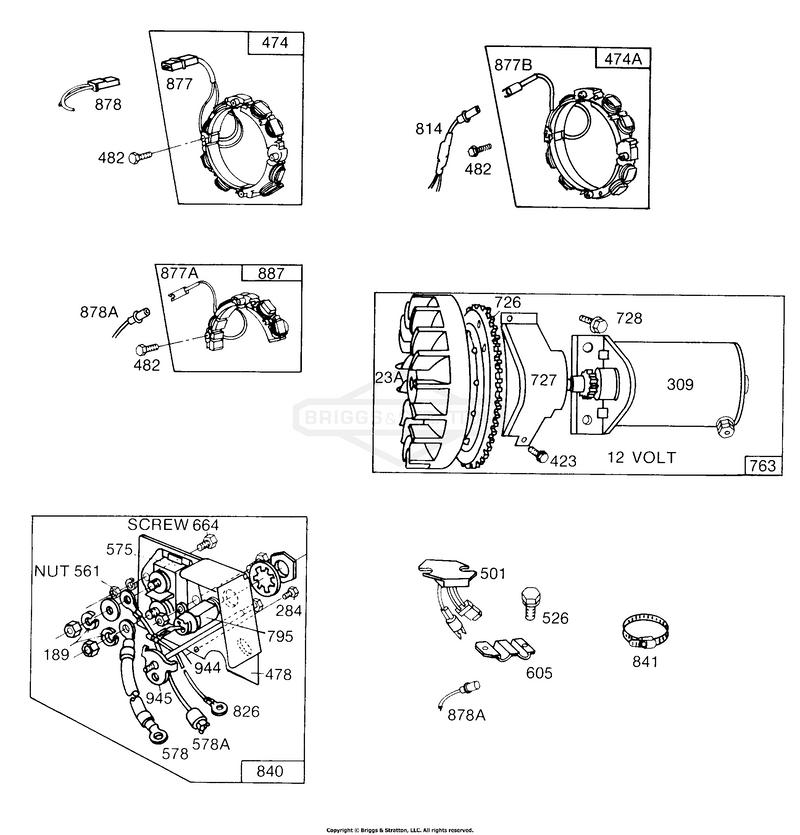 Electric Starter,Alternator