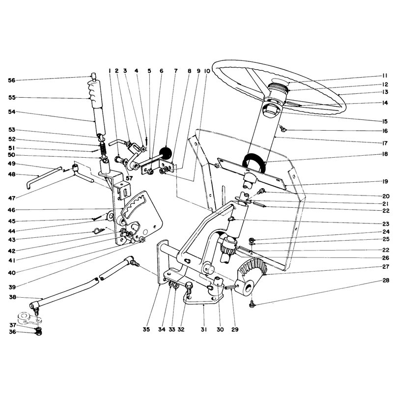 Steering And Lift Arm Assembly