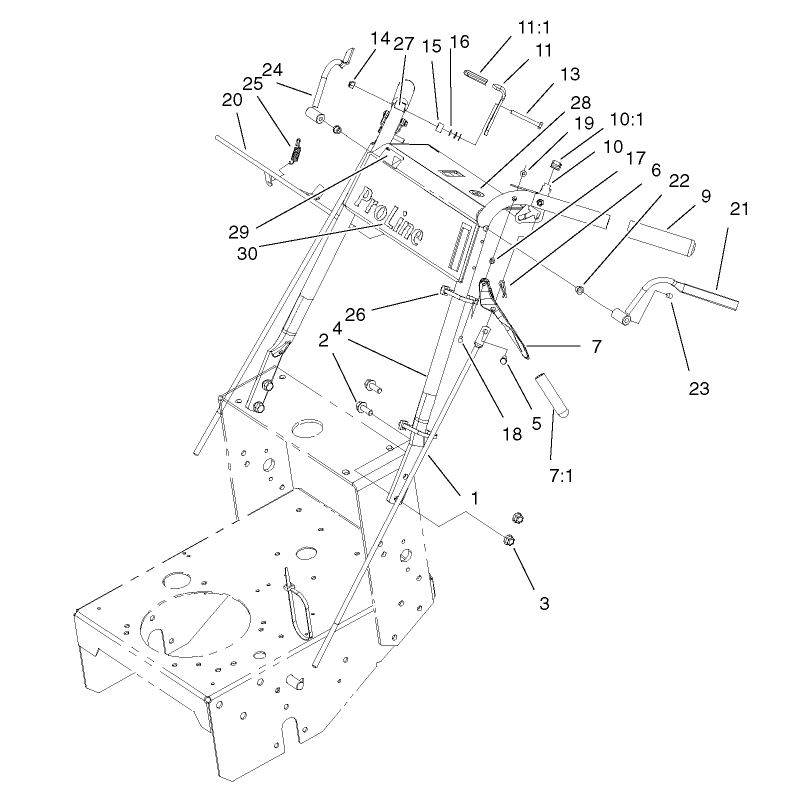 Upper Handle Assembly