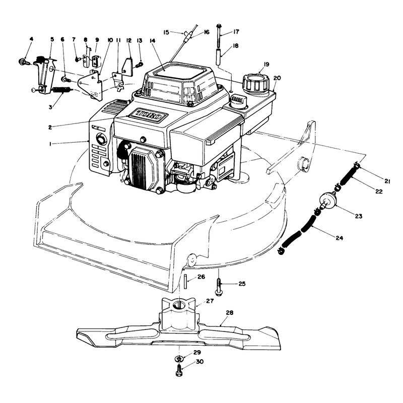 Engine Assembly Model No Vmg6