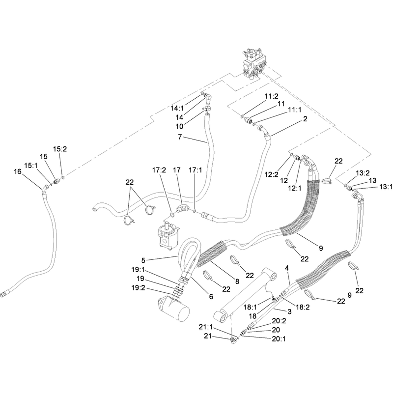 Hydraulic Routing Assembly