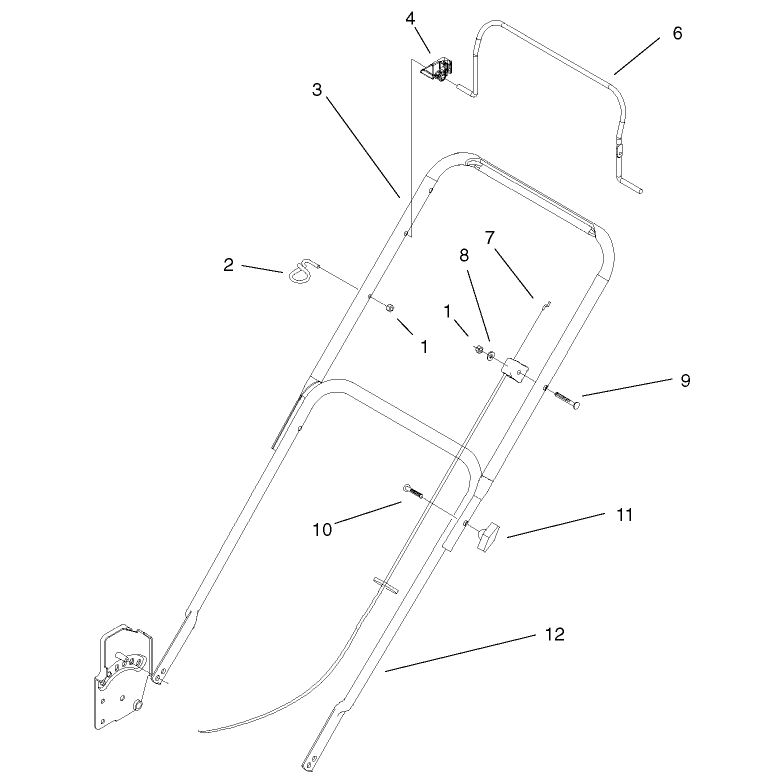 Handle and Controls Assembly