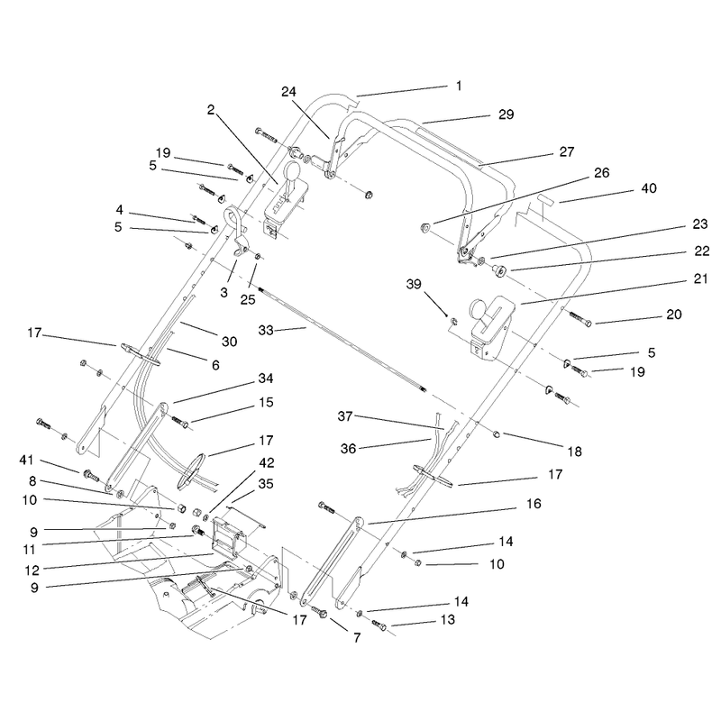 Handle and Controls Assembly