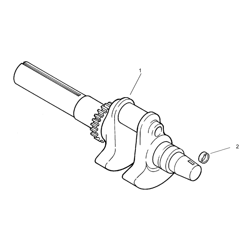 Group 1 Crankshaft Assembly Kohler CH740-0007