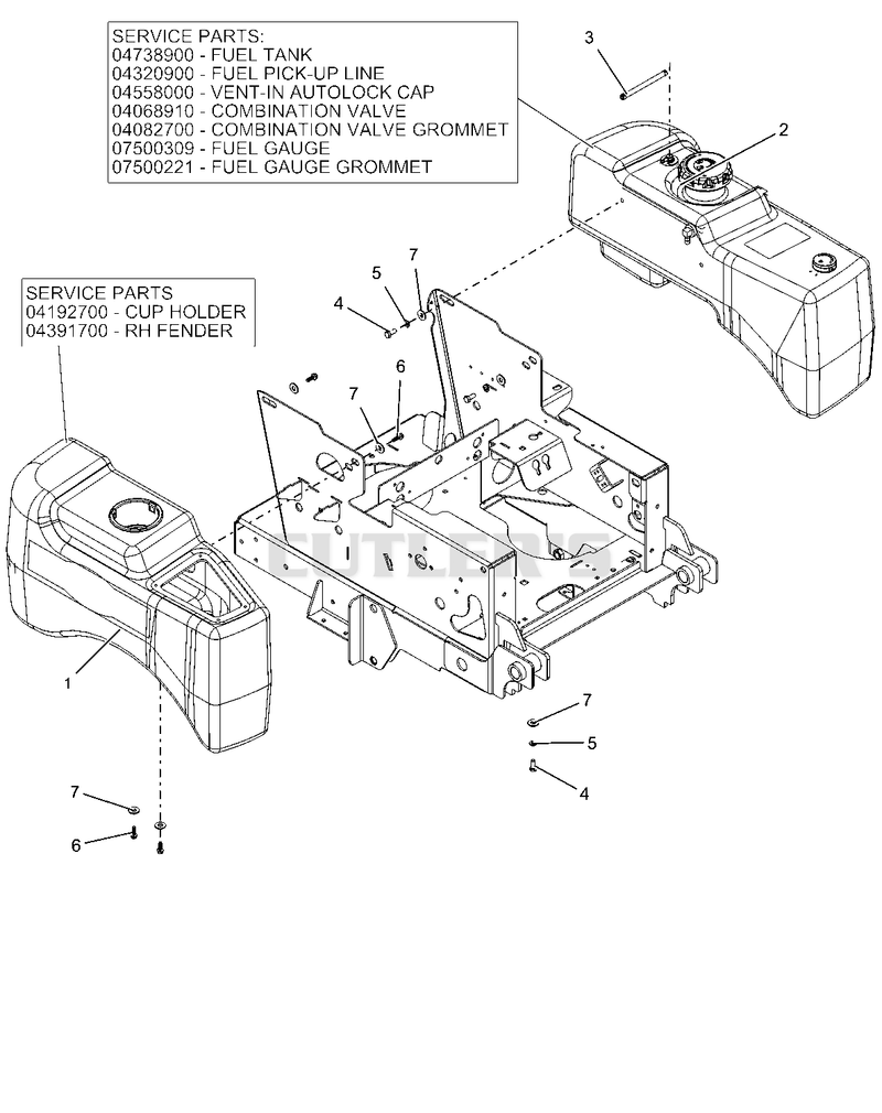Fuel Tanks And Hoses