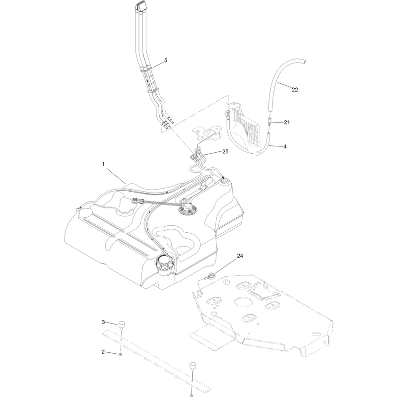 Fuel Tank Mounting Assembly