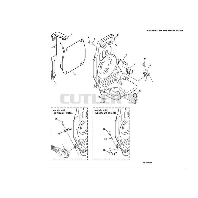 Backpack Frame, Harness