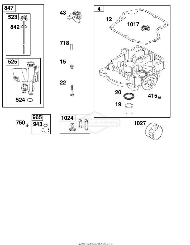 Crankcase Cover/Sump and Lubrication Group