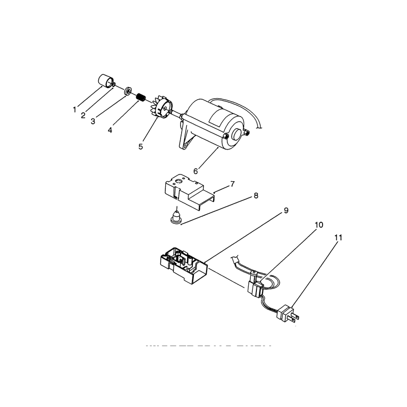 Starter Motor Assembly (model 38176 Only)