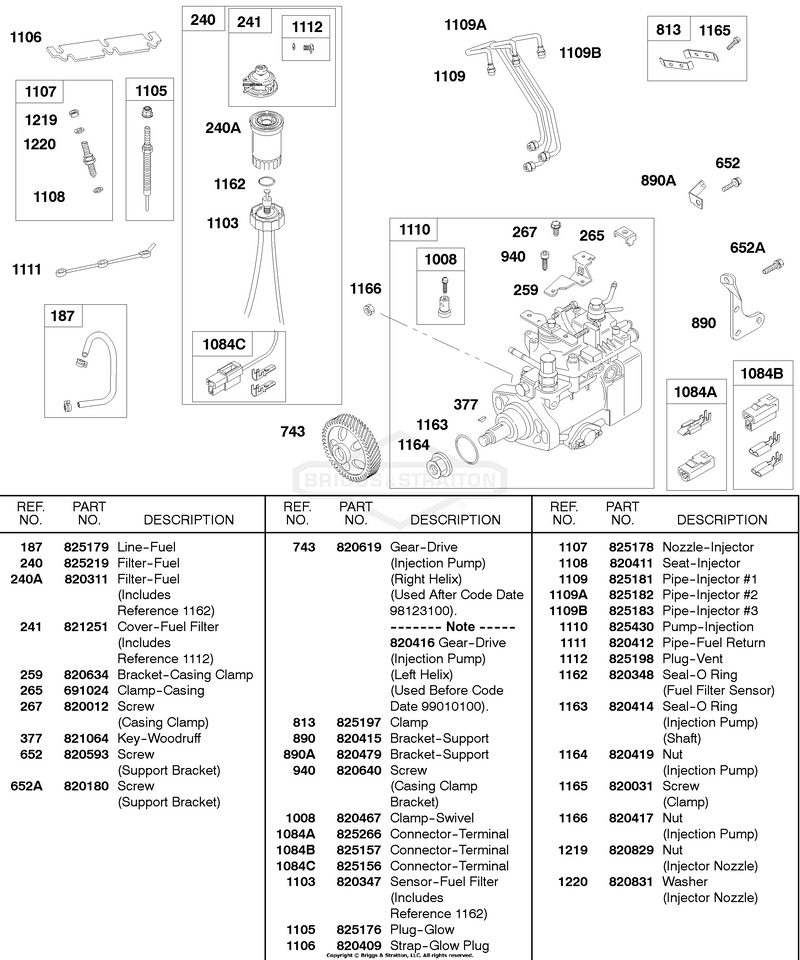Fuel Filter, Injection Pump